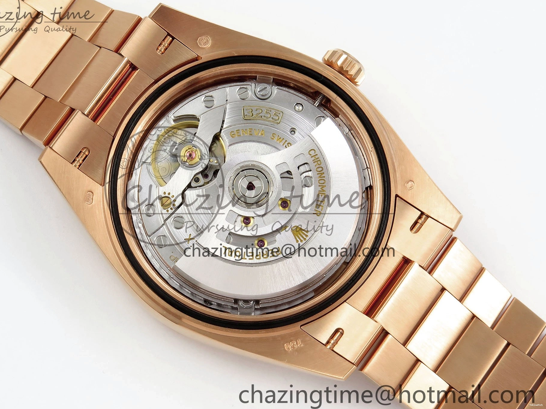 Brown 40 on DayDate Steel Dial Crystal 228235 904L President Bracelet VR3255 ARF 0225